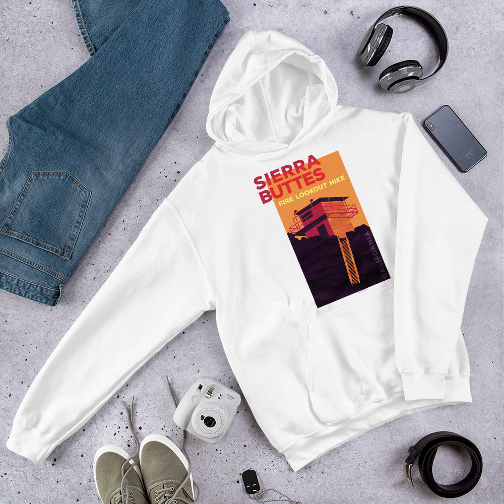 Sierra Buttes Fire Lookout Hike - California Unisex Hoodie