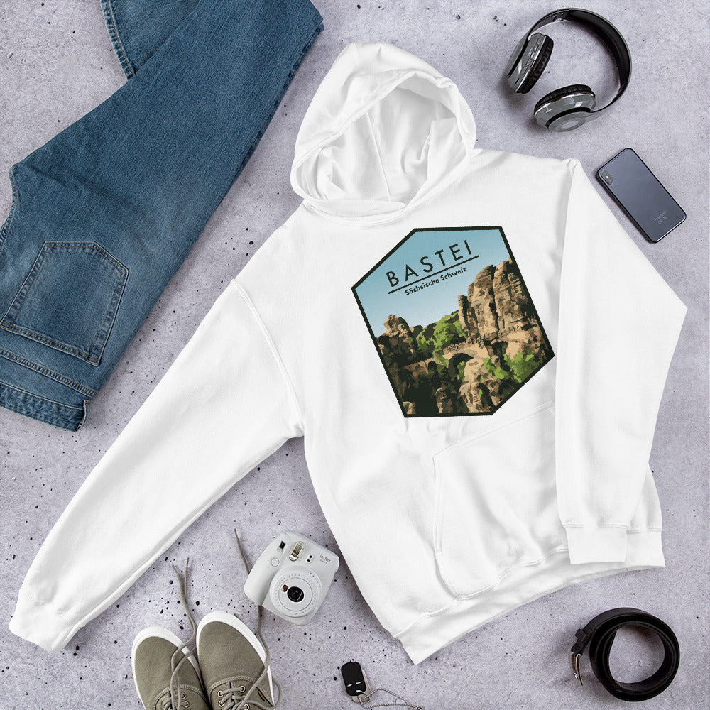 Bastei bridge - Saxon Switzerland, Germany Unisex Hoodie