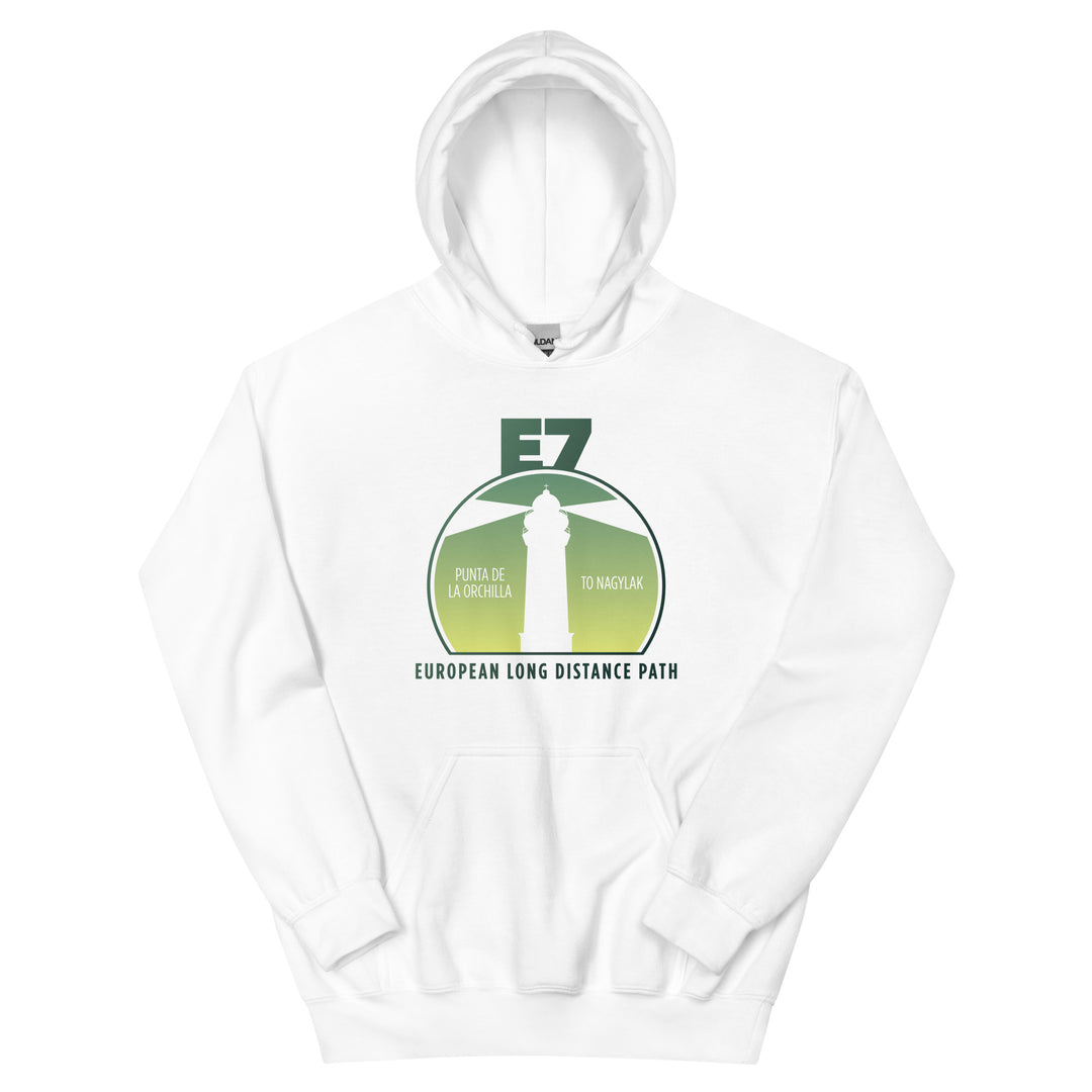 E7 - Punta de la orchilla to Nagylak - European Long distance Trail Unisex Hoodie