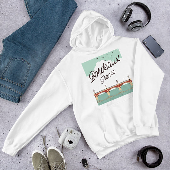 Pont de pierre - Bordeaux, France Unisex Hoodie