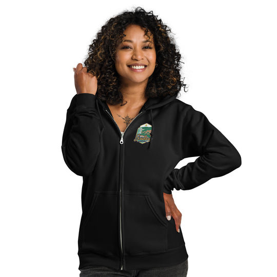 Siuslaw National Forest – Oregon Unisex heavy blend zip hoodie