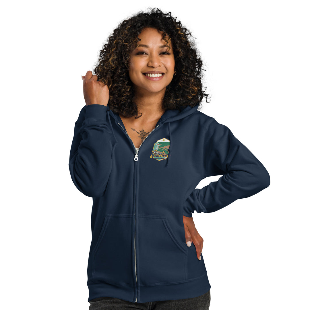 Siuslaw National Forest – Oregon Unisex heavy blend zip hoodie