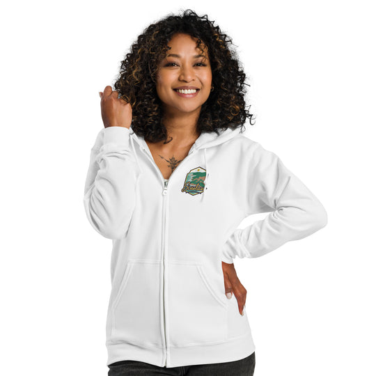 Siuslaw National Forest – Oregon Unisex heavy blend zip hoodie