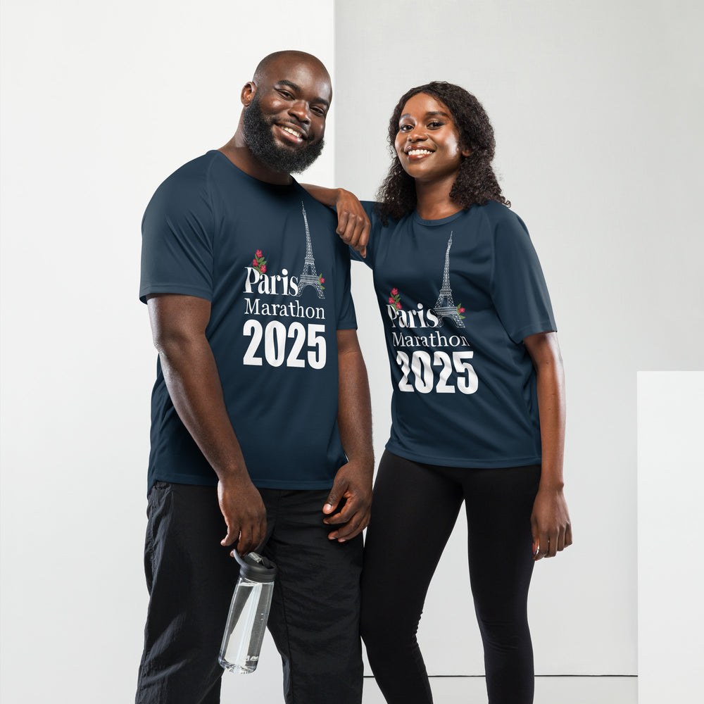 Paris Marathon 2025 Unisex sports T-Shirt - Runner Gift