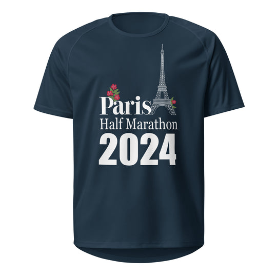 Paris Half Marathon 2024 Unisex sports T-Shirt - Runner Gift