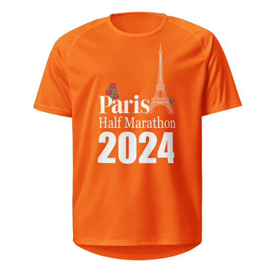 Paris Half Marathon 2024 Unisex sports T-Shirt - Runner Gift