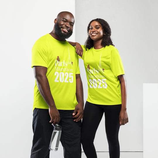 Paris Marathon 2025 Unisex sports T-Shirt - Runner Gift