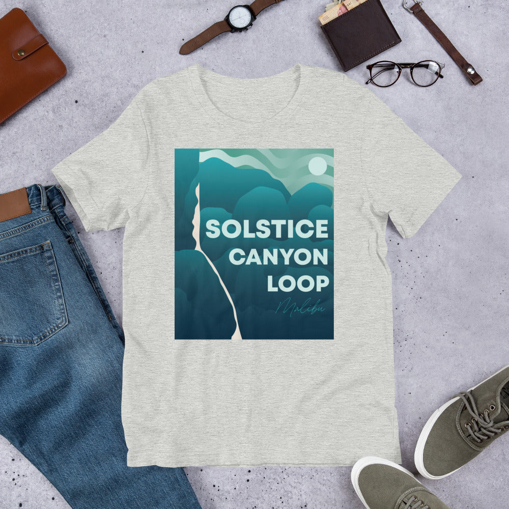 Solstice Canyon Loop - Malibu Unisex t-shirt