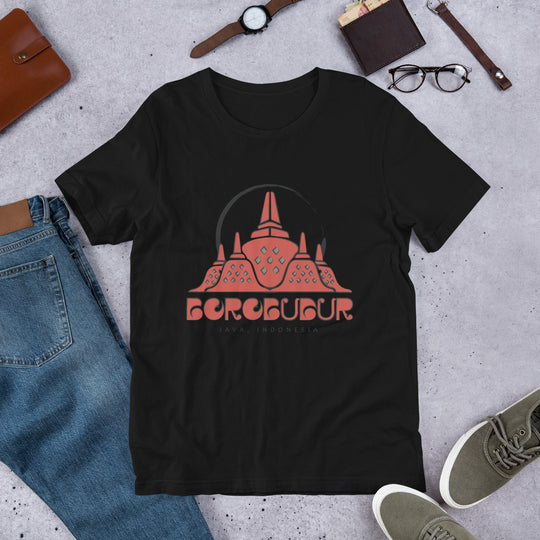 Borobudur - Java, Indonesia Unisex t-shirt