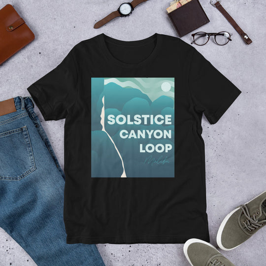 Solstice Canyon Loop - Malibu Unisex t-shirt