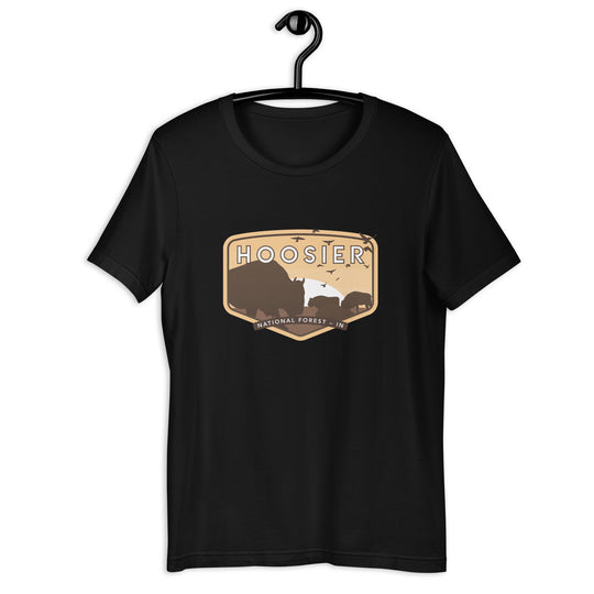 Hoosier National Forest Unisex t-shirt – Indiana