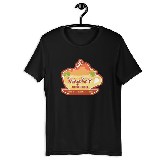 Teacup Trail to Coffeepot Rock Unisex t-shirt - Coconino National Forest