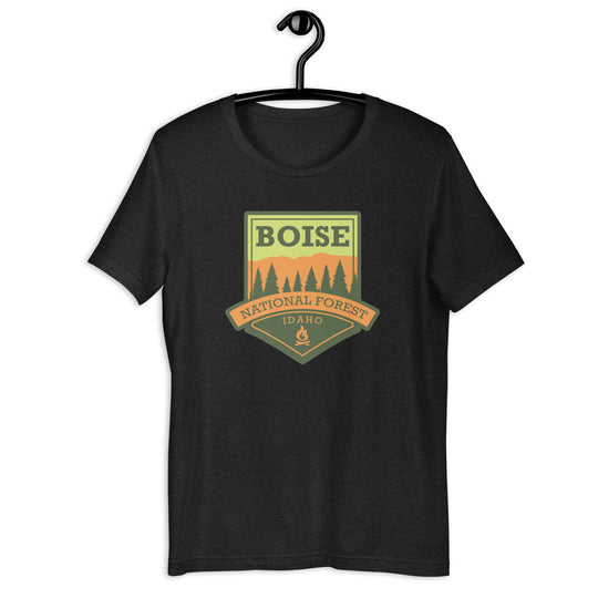 Boise National Forest Unisex t-shirt – Idaho