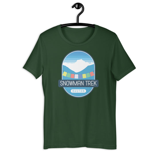 Snowman Trek Unisex t-shirt – Bhutan