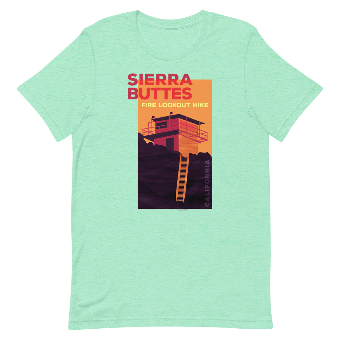 Sierra Buttes Fire Lookout Hike - California Unisex t-shirt