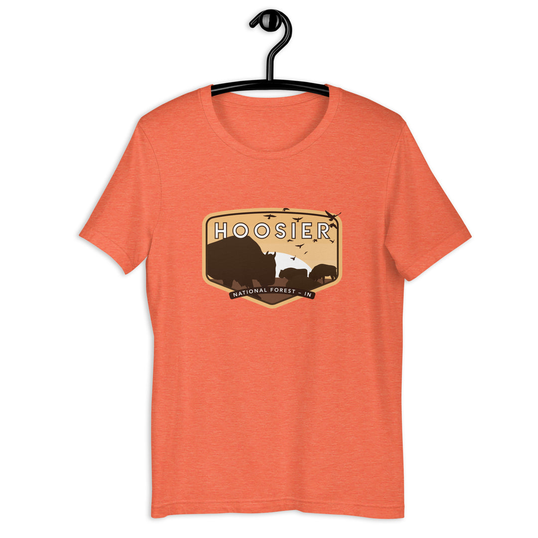 Hoosier National Forest Unisex t-shirt – Indiana