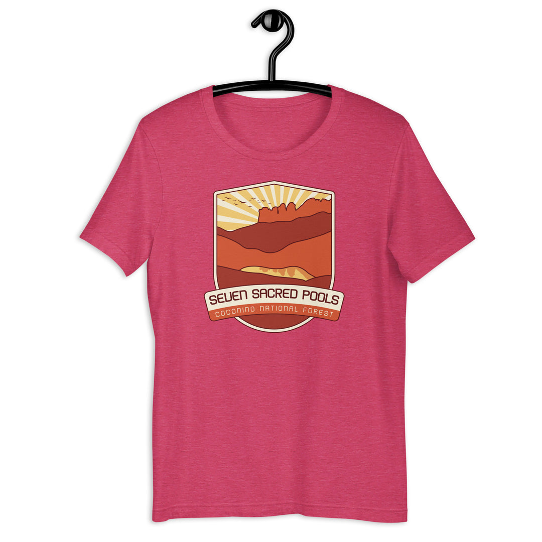 Seven Sacred Pools Unisex t-shirt - Coconino National Forest