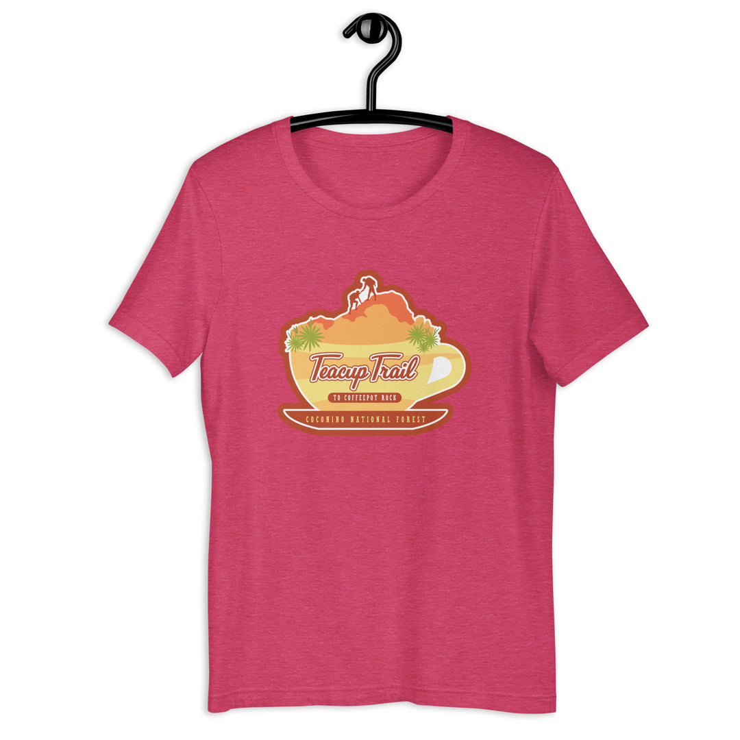 Teacup Trail to Coffeepot Rock Unisex t-shirt - Coconino National Forest