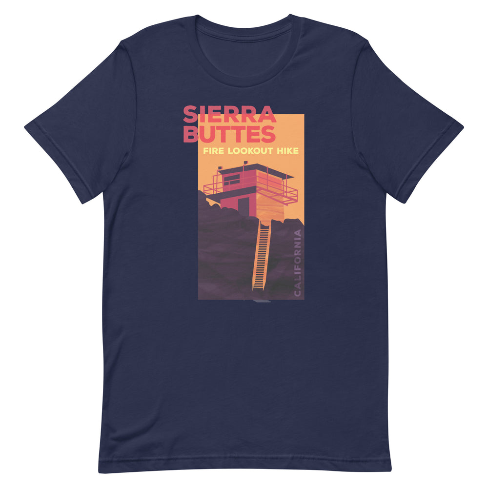 Sierra Buttes Fire Lookout Hike - California Unisex t-shirt