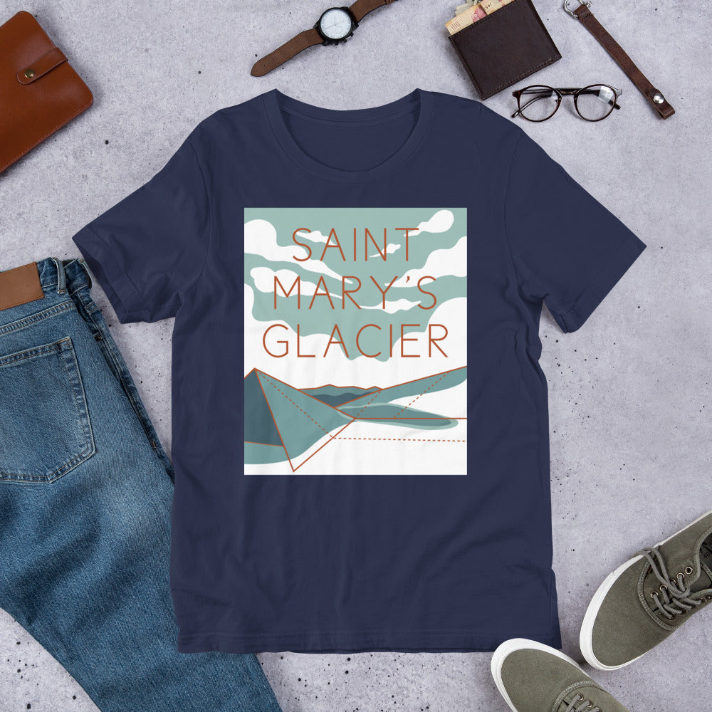 St. Mary&#39;s Glacier Unisex t-shirt