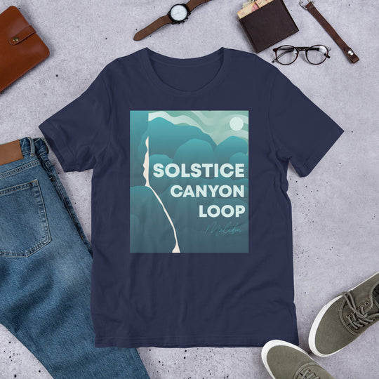 Solstice Canyon Loop - Malibu Unisex t-shirt