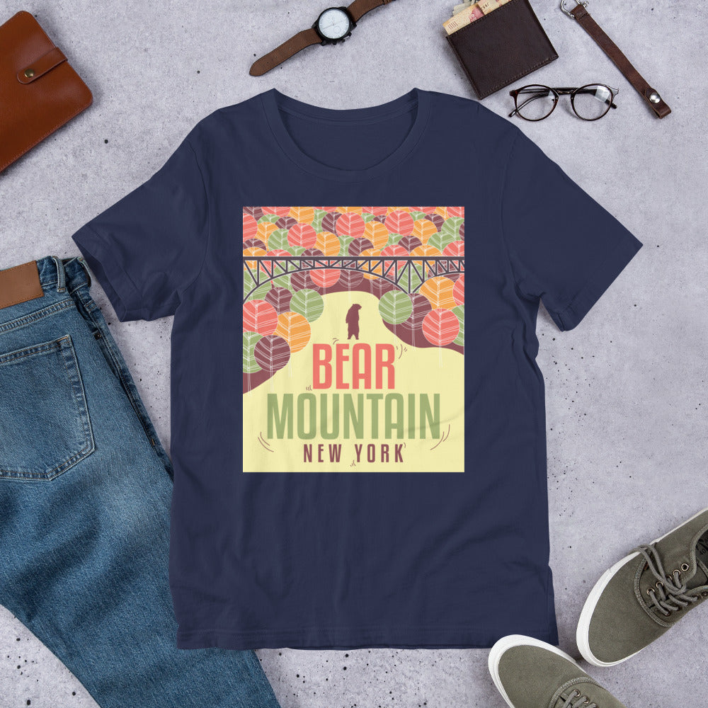 Bear Mountain - New York Unisex t-shirt