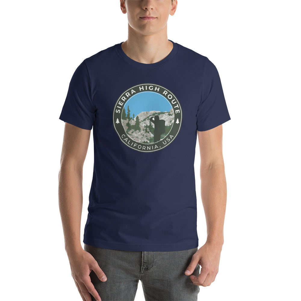 Sierra High Route - California Unisex t-shirt