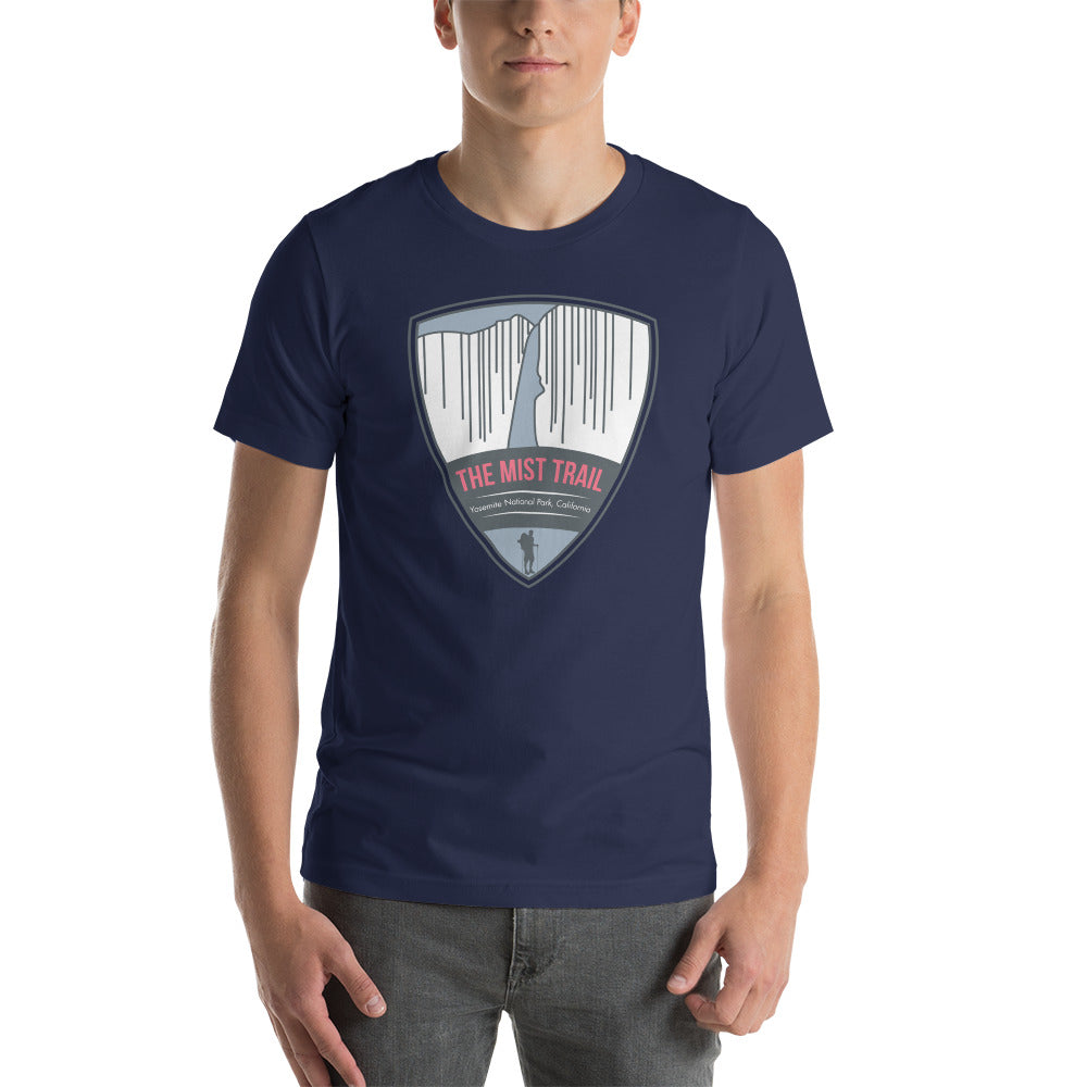 Mist Trail - Yosemite, California Unisex t-shirt