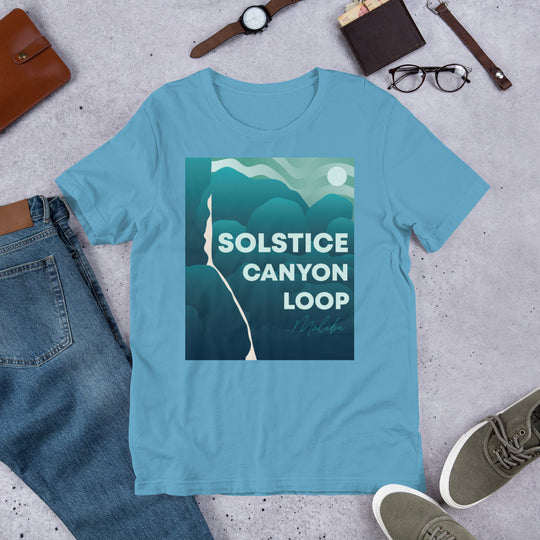 Solstice Canyon Loop - Malibu Unisex t-shirt