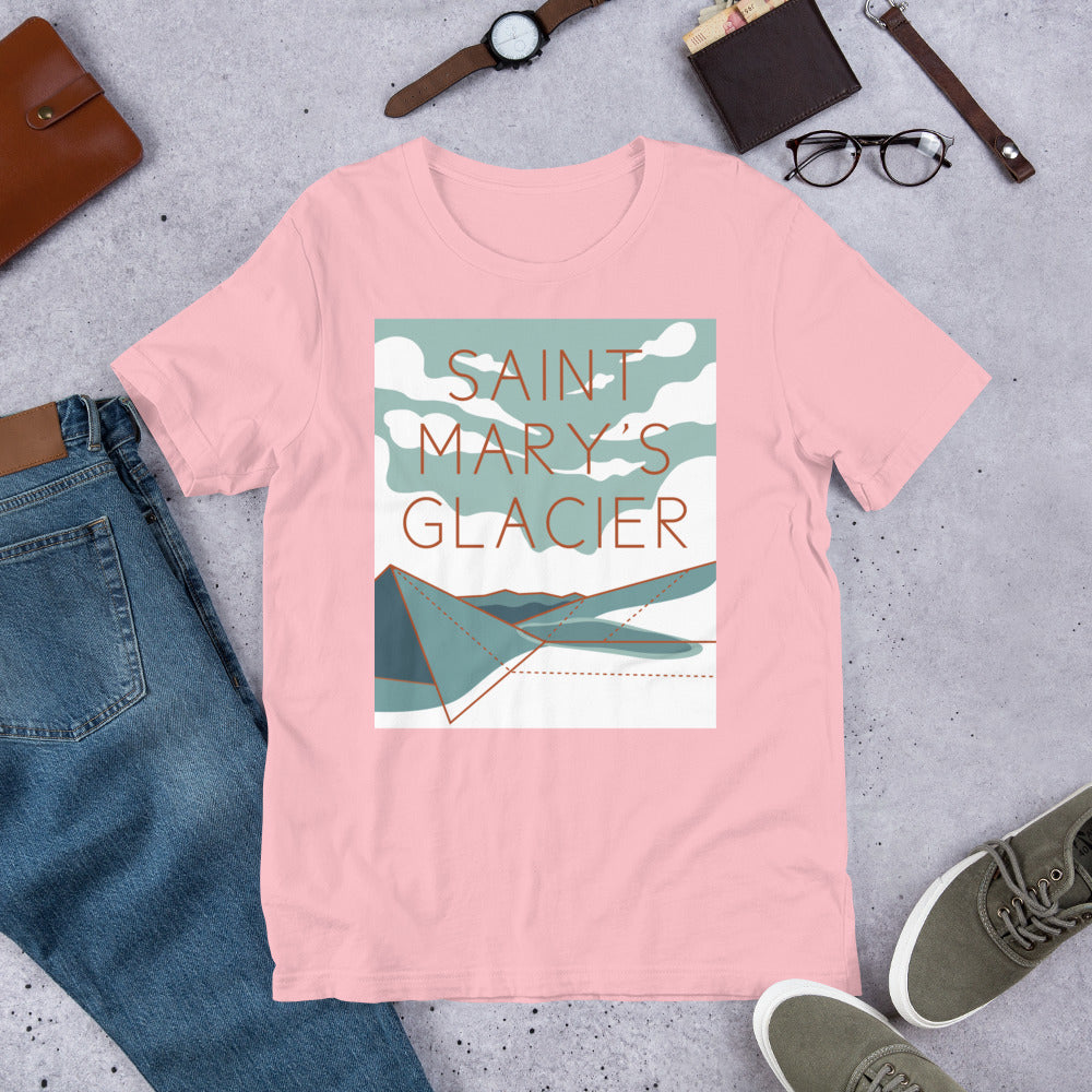 St. Mary&#39;s Glacier Unisex t-shirt