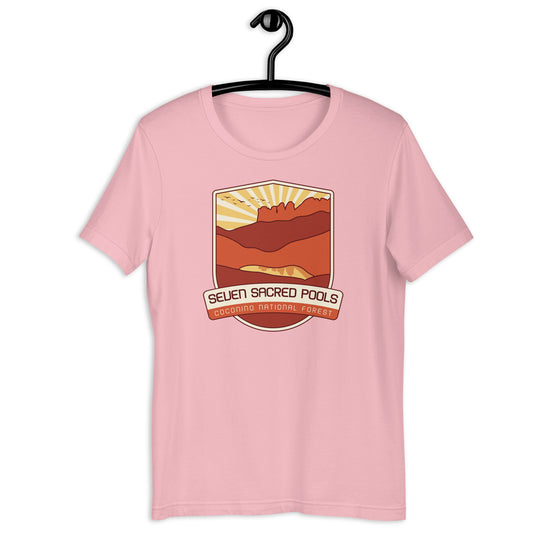 Seven Sacred Pools Unisex t-shirt - Coconino National Forest