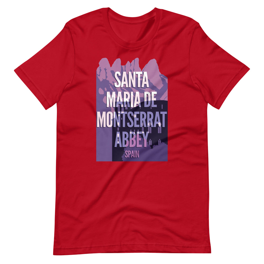 Santa Maria de Montserrat Abbey - Spain Unisex t-shirt