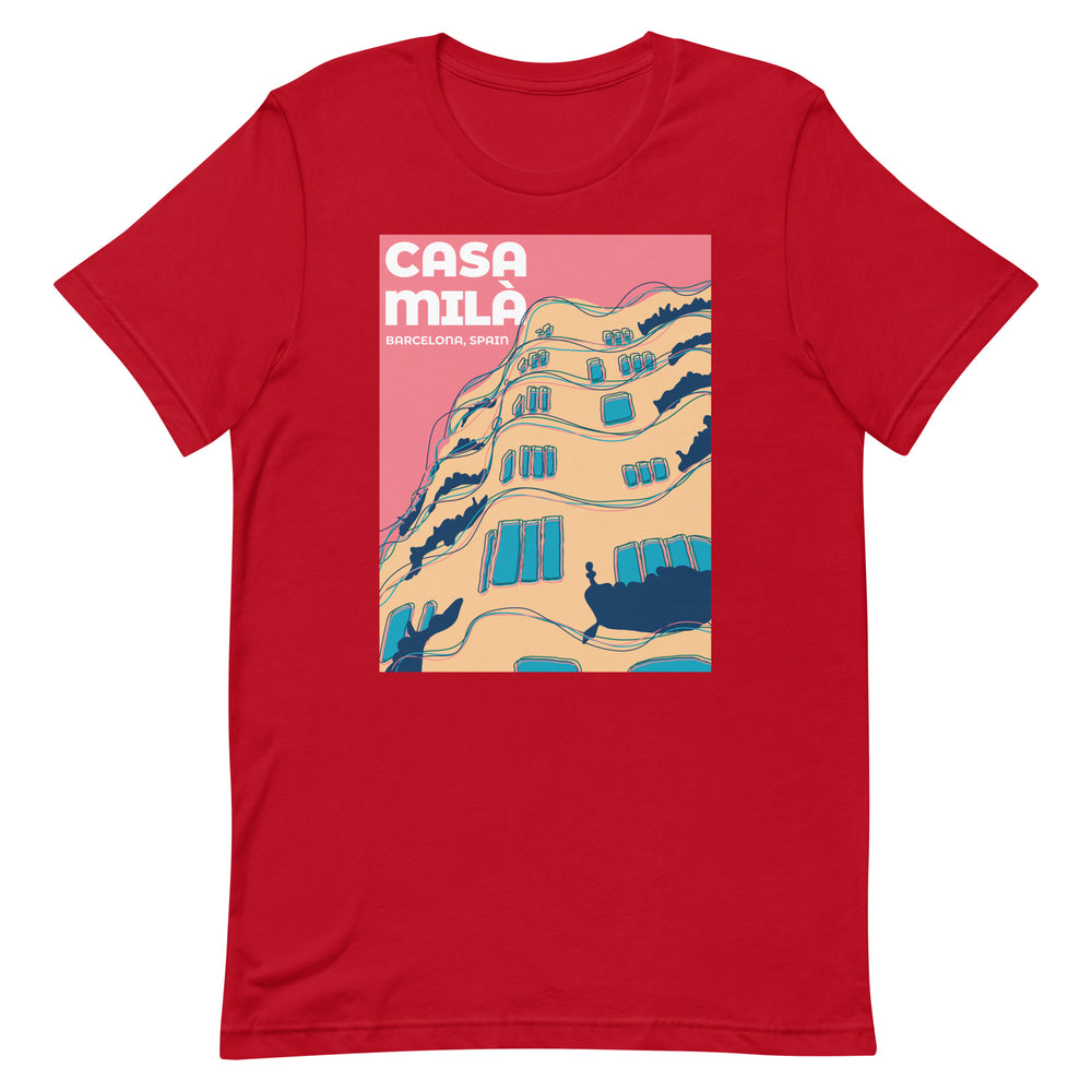 Casa Mila - Barcelona, Spain Unisex t-shirt