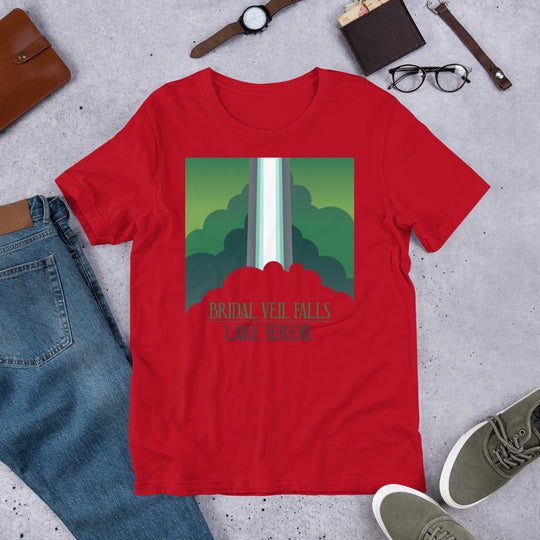 Bridal Veil Falls - Lake Serene Unisex t-shirt