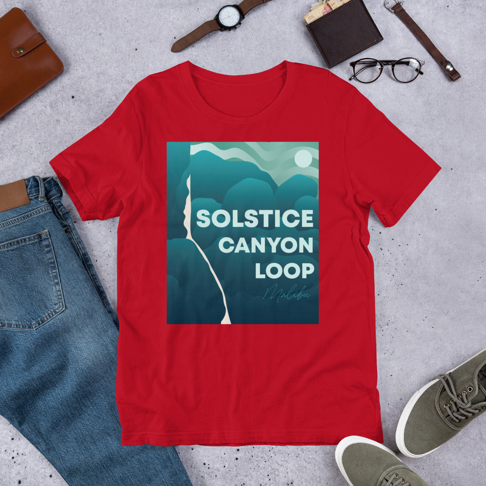 Solstice Canyon Loop - Malibu Unisex t-shirt