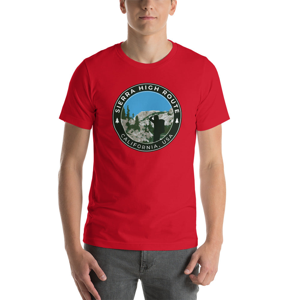 Sierra High Route - California Unisex t-shirt