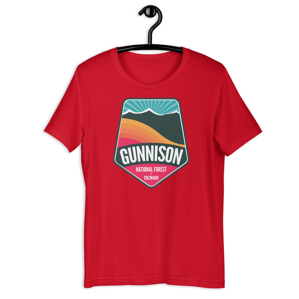 Gunnison National Forest Unisex t-shirt – Colorado