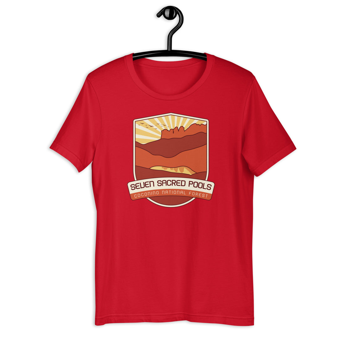 Seven Sacred Pools Unisex t-shirt - Coconino National Forest