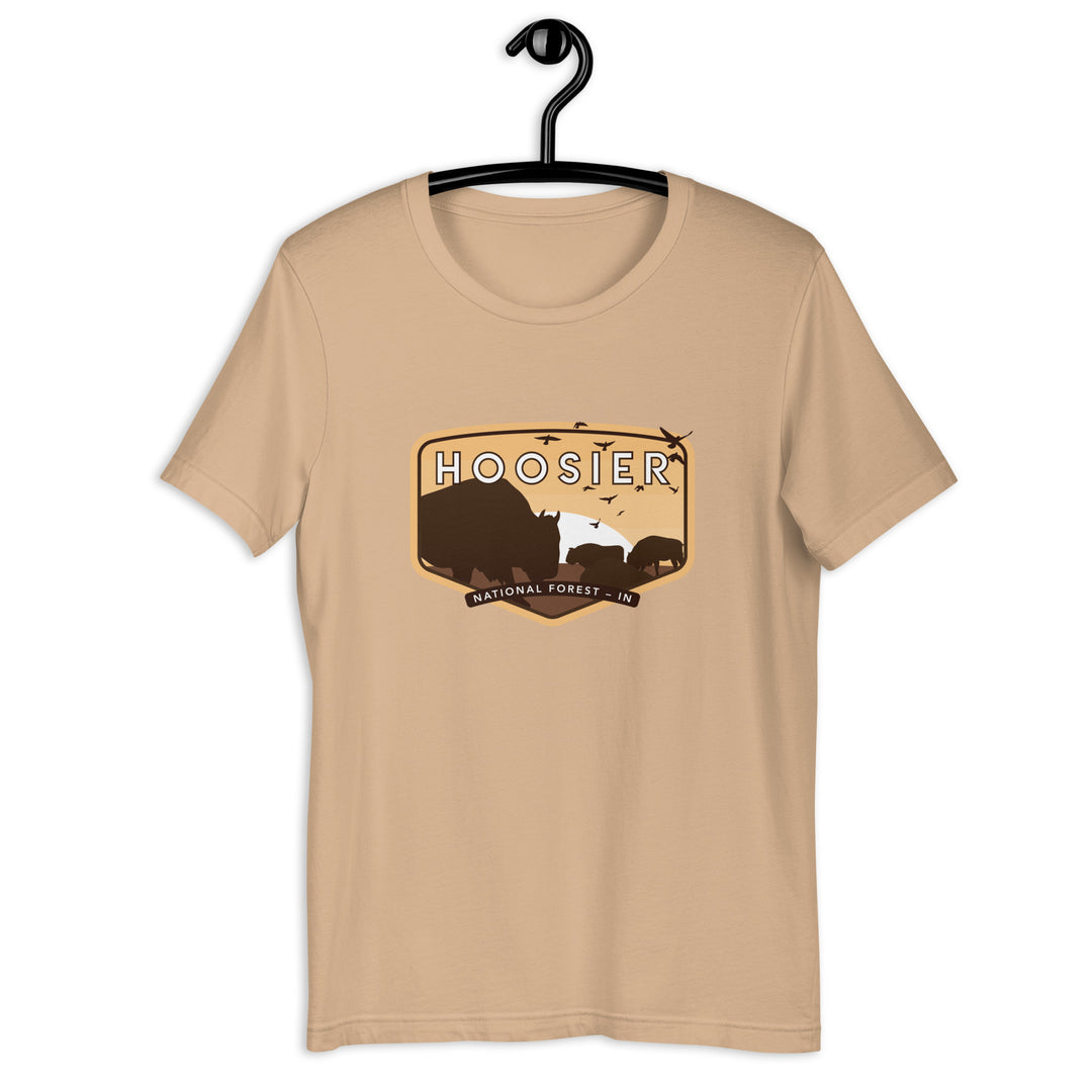 Hoosier National Forest Unisex t-shirt – Indiana