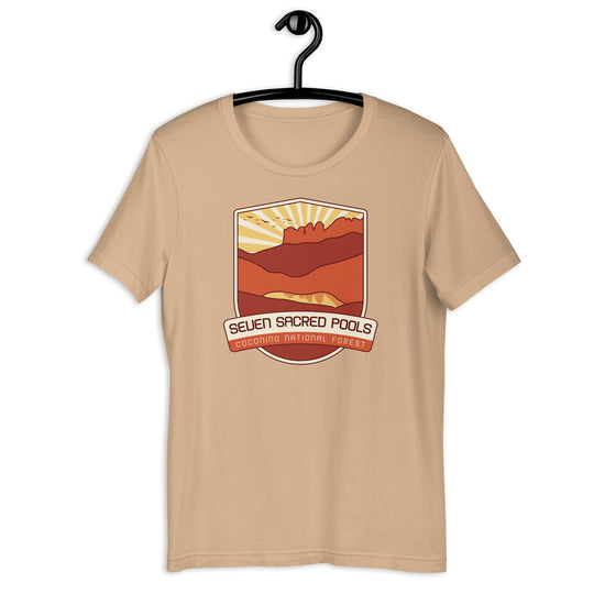 Seven Sacred Pools Unisex t-shirt - Coconino National Forest