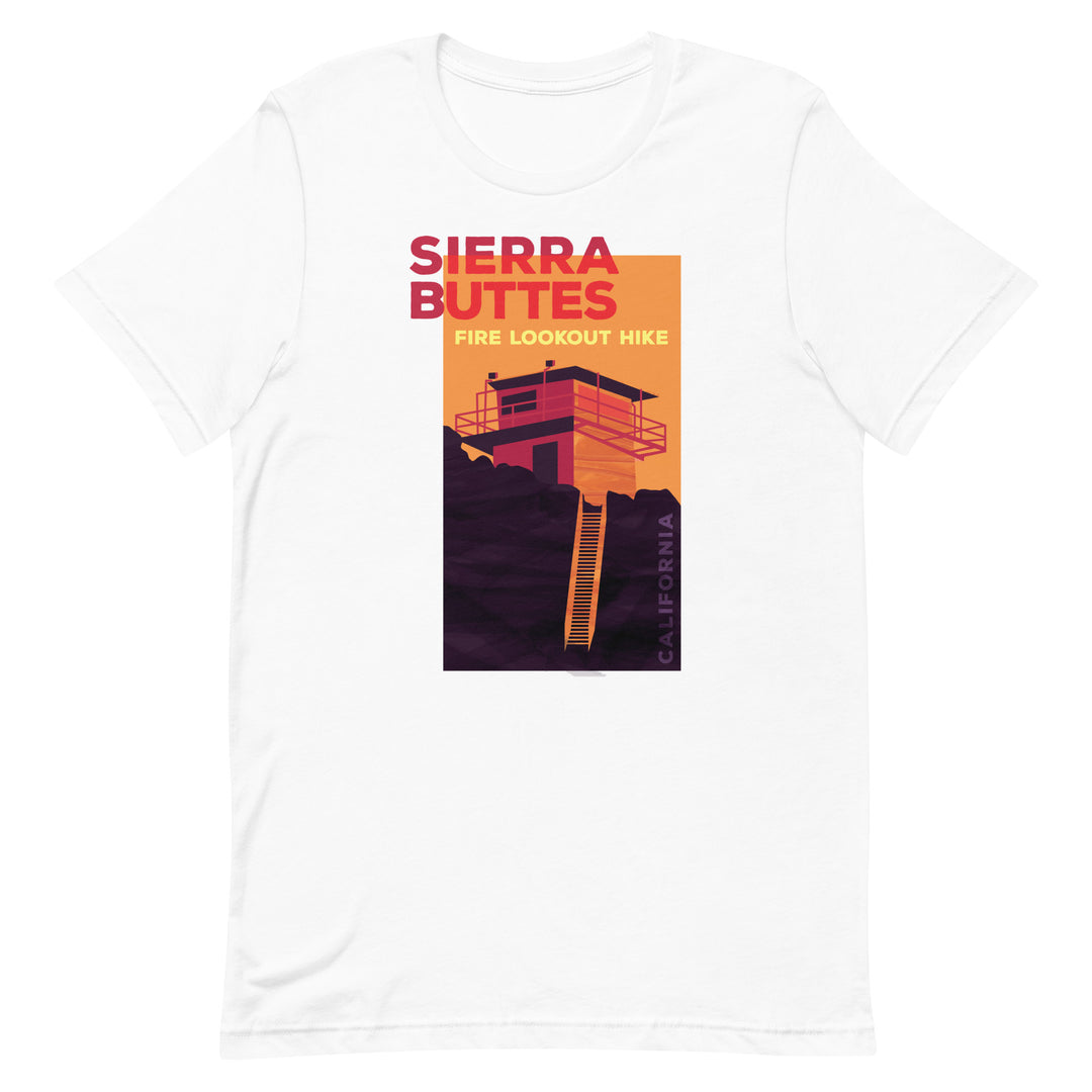 Sierra Buttes Fire Lookout Hike - California Unisex t-shirt