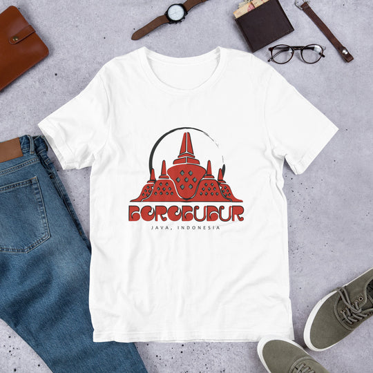 Borobudur - Java, Indonesia Unisex t-shirt