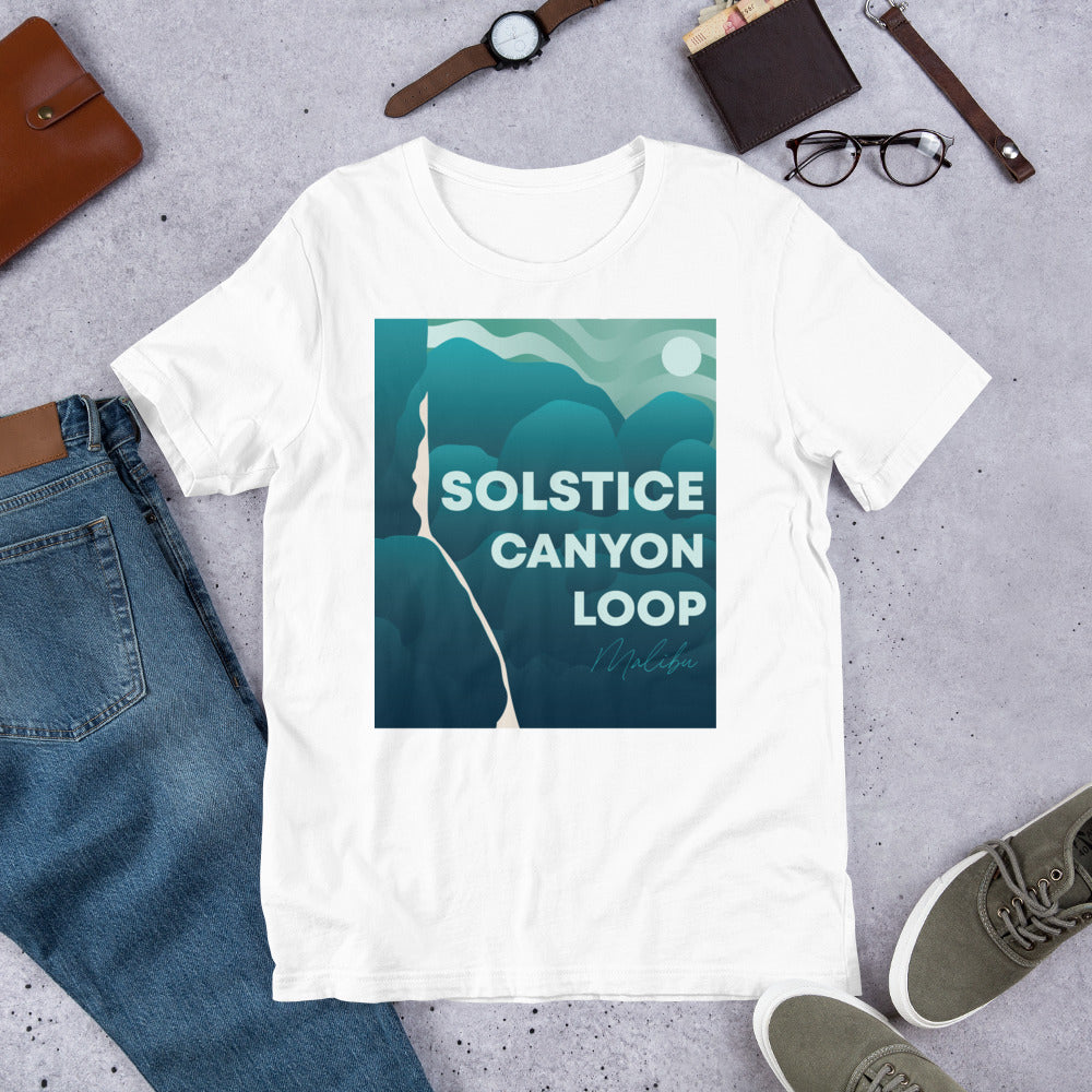 Solstice Canyon Loop - Malibu Unisex t-shirt