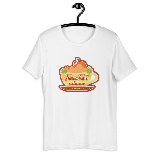 Teacup Trail to Coffeepot Rock Unisex t-shirt - Coconino National Forest