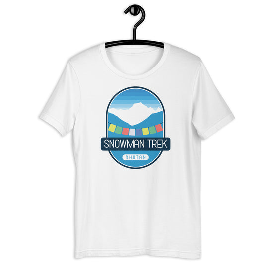 Snowman Trek Unisex t-shirt – Bhutan