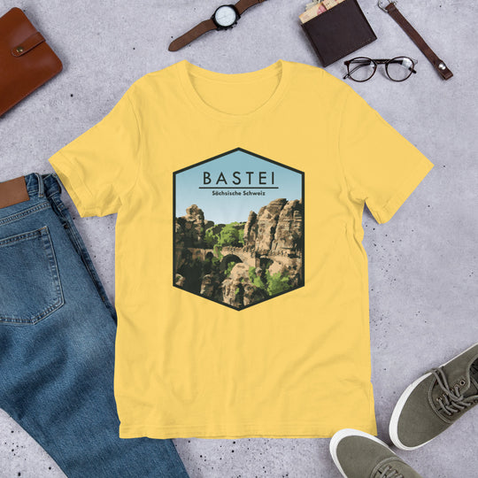 Bastei bridge - Saxon Switzerland, Germany Unisex t-shirt