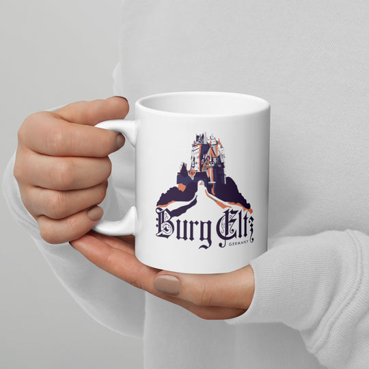 Burg Eltz - Caslte Germany White glossy mug