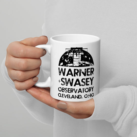 Warner and Swasey Observatory - Cleveland, Ohio White glossy mug