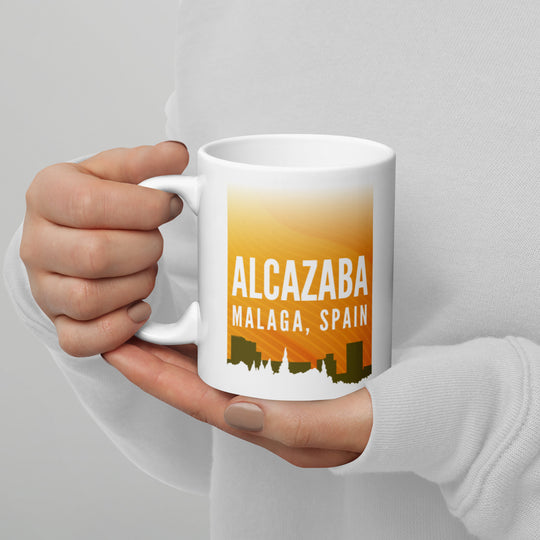 Alcazaba – Malaga, Spain White glossy mug