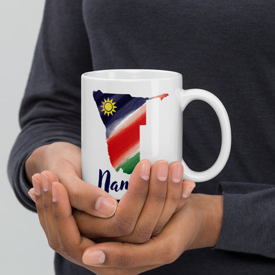 Namibia - Africa White glossy mug